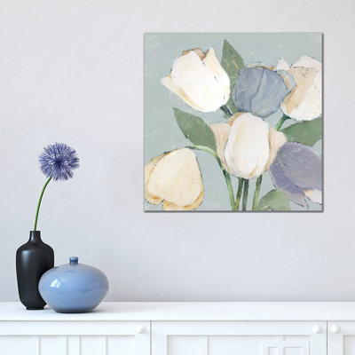 French Tulips II by Jade Reynolds - Wrapped Canvas Painting