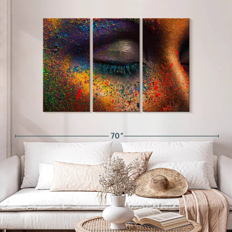 Shuttleworth Creative Speckled Makeup, 32" H x 50" W
