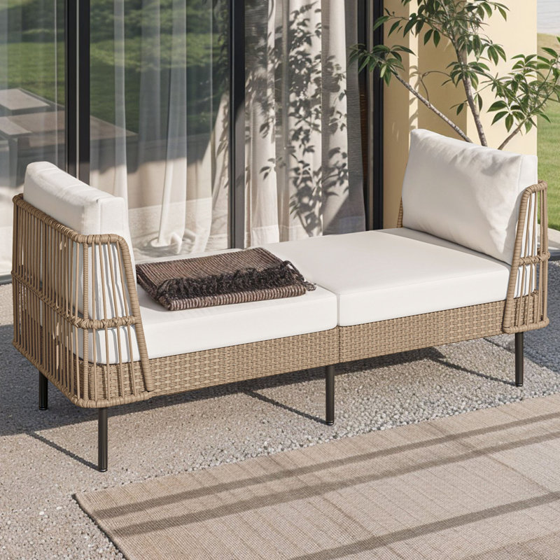 Wicker Outdoor Chaise Lounge