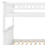 Lit double superposé double avec tiroirs de rangement et conception convertible-329132428
