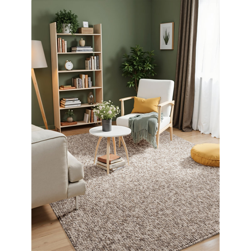 Felt Machine Tufted Area Rug, Rectangle 200 x 290 cm