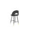 Aubin Upholstered Counter Stool with Metal Frame-1260966416