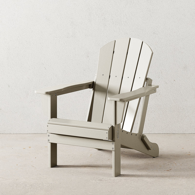 Chaise Adirondack pliante Vinnie, Sable