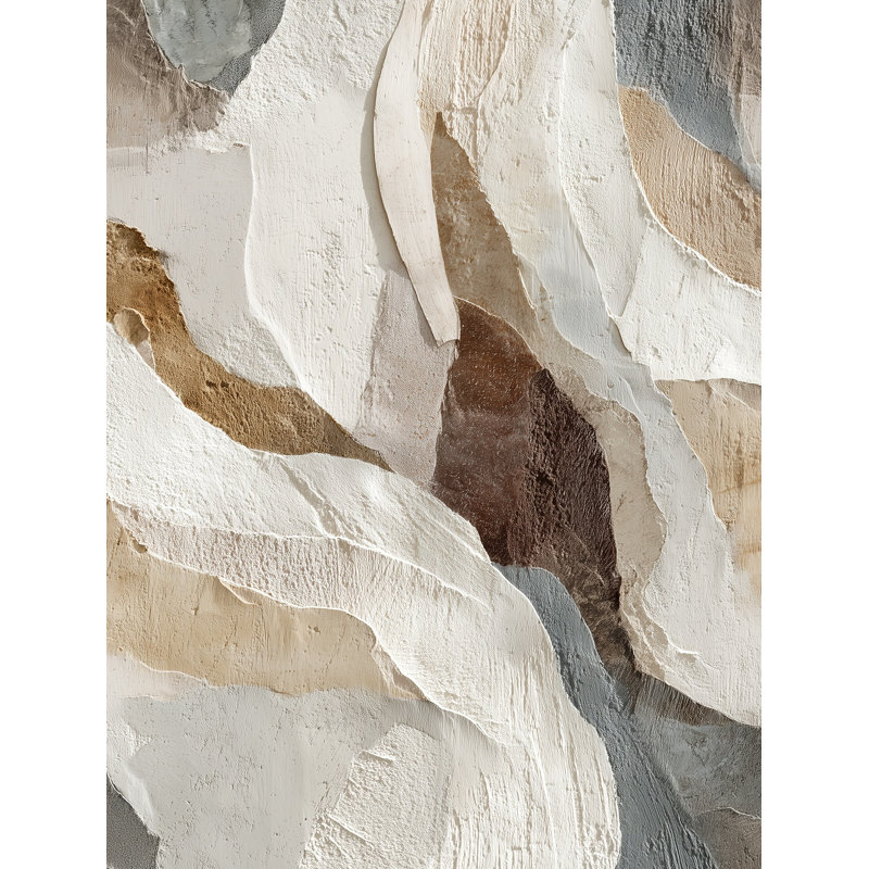 Papier peint abstrait texturé double rouleau