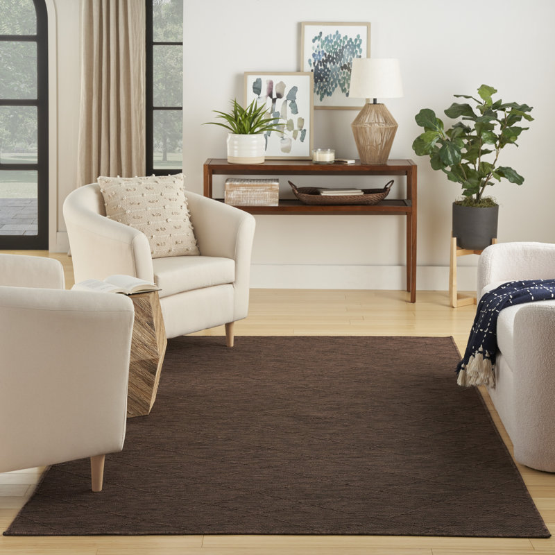 Dakhari Machine Washable Indoor/Outdoor Area Rug, Rectangle 7' x 10'