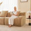 Canapé doux en tissu désossé, conception antidérapante, chaise longue d'assemblage, accoudoirs incurvés, support ergonomique, éponge à haute densité 32D, pour les salons-1330319708-1330319709-1330319705