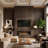 Modern Wood Slat Wall Panels 106"x5" (Set of 4) – Decorative Interior & Ceiling Paneling, 14.5 sq. ft. Coverage, Stylish Accent Wall Design-121348339