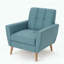 Fauteuil club Mid-Century-1811343745