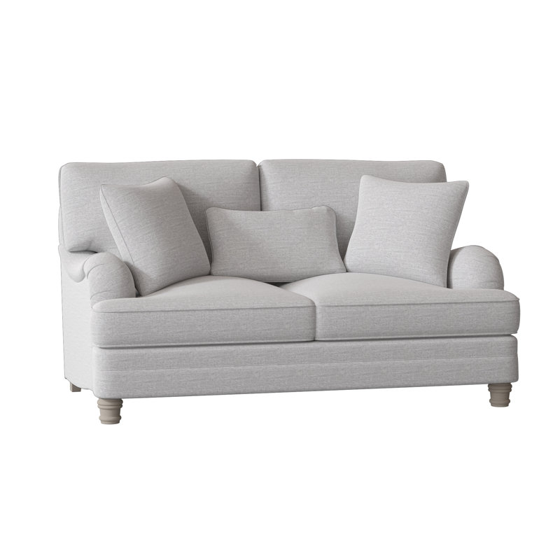 Tarleton Loveseat, Blanca, White 5555-000