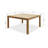 Rafael 59" W x 59" D Square Solid Wood Weather-Resistant Outdoor Dining Table with Umbrella Hole