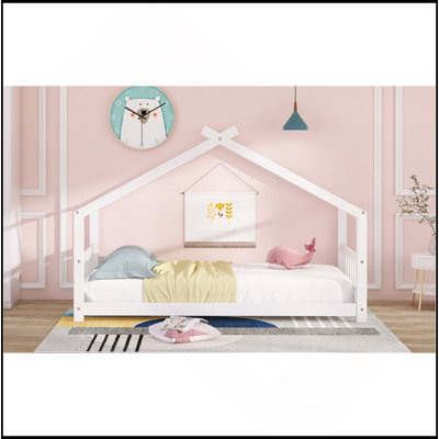 House Bed Wood Bed