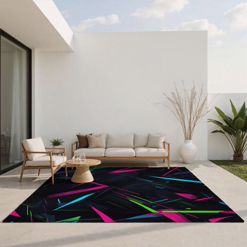 Nova Drift Indoor And Outdoor Area Rug, Rectangle 5' x 7'