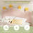 Cactus-Shaped Teddy Fleece Bed - Pom-Pom Headboard, Sturdy & Noise-Free, Easy Assembly-519657626-519657624
