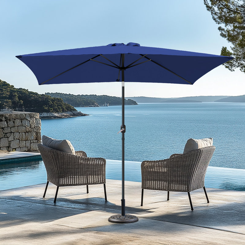 300cm Market Parasol, Blue
