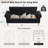 66" W Bedroom Storage Bench End of Bed King Size with Button-Tufted Seat,Roll Arms,Hidden Dual Pockets and Two pillows-1307746004-1278315610