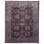 Wool Oriental Area Rug in Purple