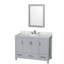 Sheffield 48" Single Bathroom Vanity Set with Mirror-124892351-31336552