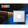 Surefit(V3) LED Flush Mount Ceiling Light, 3000K With Square White Trim