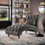 Chaise longue capitonnée sans accoudoirs Huskins-615802423