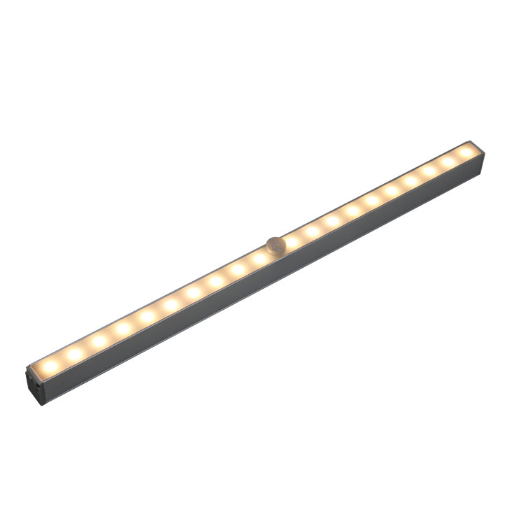 1-Piece 12" Battery Powered Under Cabinet Light Bar with Motion Sensor 2700K