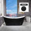 Baignoire de trempage autoportante en acrylique 71 po. X 32 po.-74567559-107102846