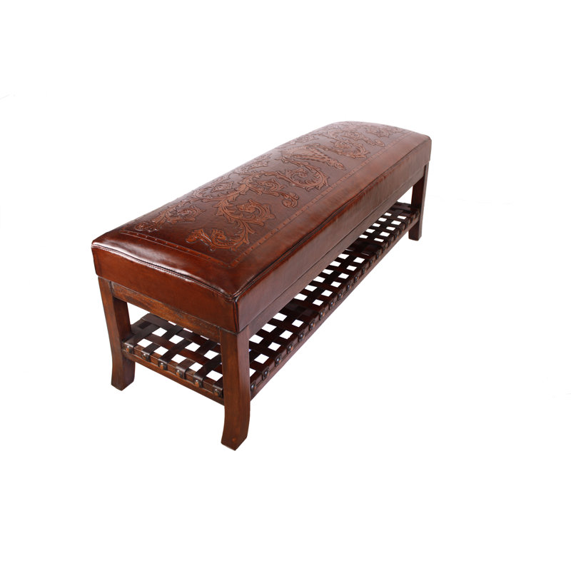 Banc de rangement Navarette, Brun antique