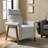 29" W Modern Fabric Power Recliner with Type-C and USB Ports-760057470