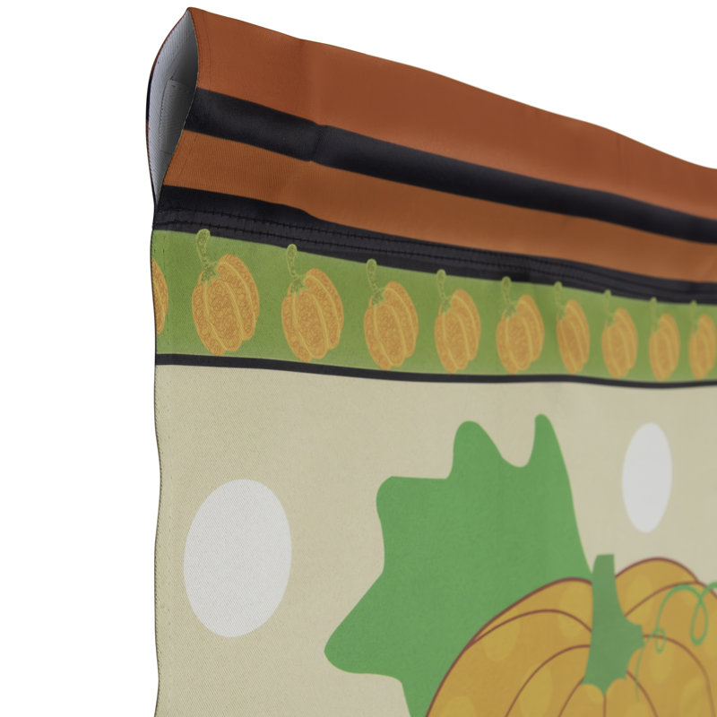 Citrouilles et tournesols, drapeau d'automne, H 40 po x l 28 po