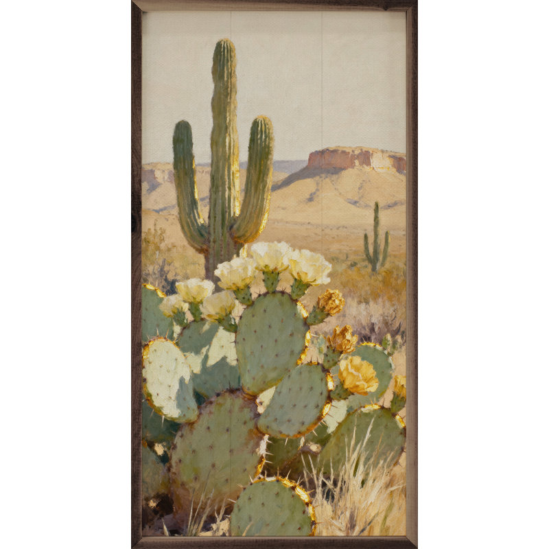 Desert Bloom Saguaro Bloom, H 36 po x l 18 po