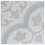 Carreau de porcelaine 9 po x 9 po Plumeria (10,65 pieds carrés / caisse)