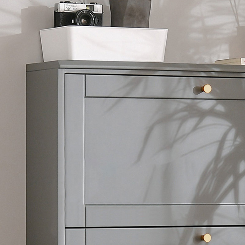 Grey Solid wood Shoe Storage