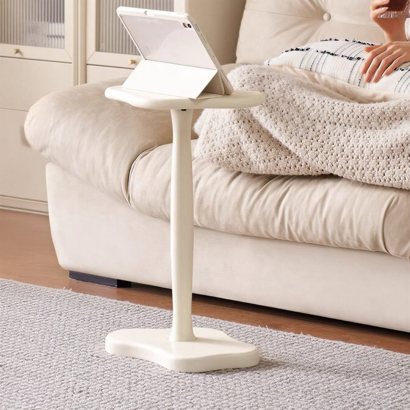 Élégant article blanc crème, dimensions: l 13,8 po x P 9,4 po x H 20,1 po [largeur x profondeur x hauteur]
