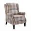 Fauteuil / fauteuil inclinable et rembourré de style rétro avec passe-partout pour le salon-615921588