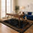 Monaco Series Abrstract Black/Gray/Ivory/Beige Area Rug-1131028169