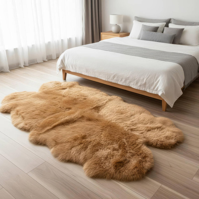 Charleigh Performance Sheepskin Indoor Rug, Novelty 4' x 5'5"
