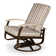 Askar Swivel Powder Coated Aluminum Outdoor Lounge Chair