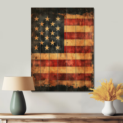 The Great Depression - Usa Wood Wall Decor - On Natural Pine Wood