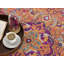 Tapis médaillon orange rustique 2 pi x 4 pi