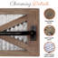 Porte-serviettes mural rustique en bois-85637357