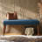 Duplessis 44"W Modern Bench with Solid Wood Legs and Foot Pads-1673544743