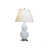 Bleu layette et base argent antique