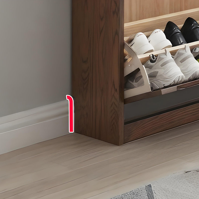 Armoire de rangement à chaussures Manderly, H 45,28 po x l 15,75 po x P 9,45 po