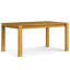 Table de salle à manger rectangulaire en bois l 60 po Wilson, style transitionnel, 6 places-460654314