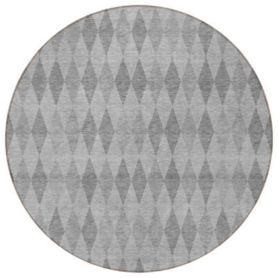 Tapis d'intérieur rond 8 po