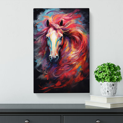Pony Gestural No.2 - Wrapped Canvas