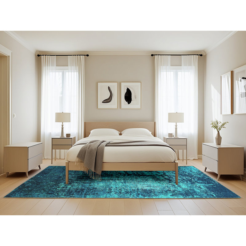 Abstract Indoor Rug, Rectangle 5' x 8'