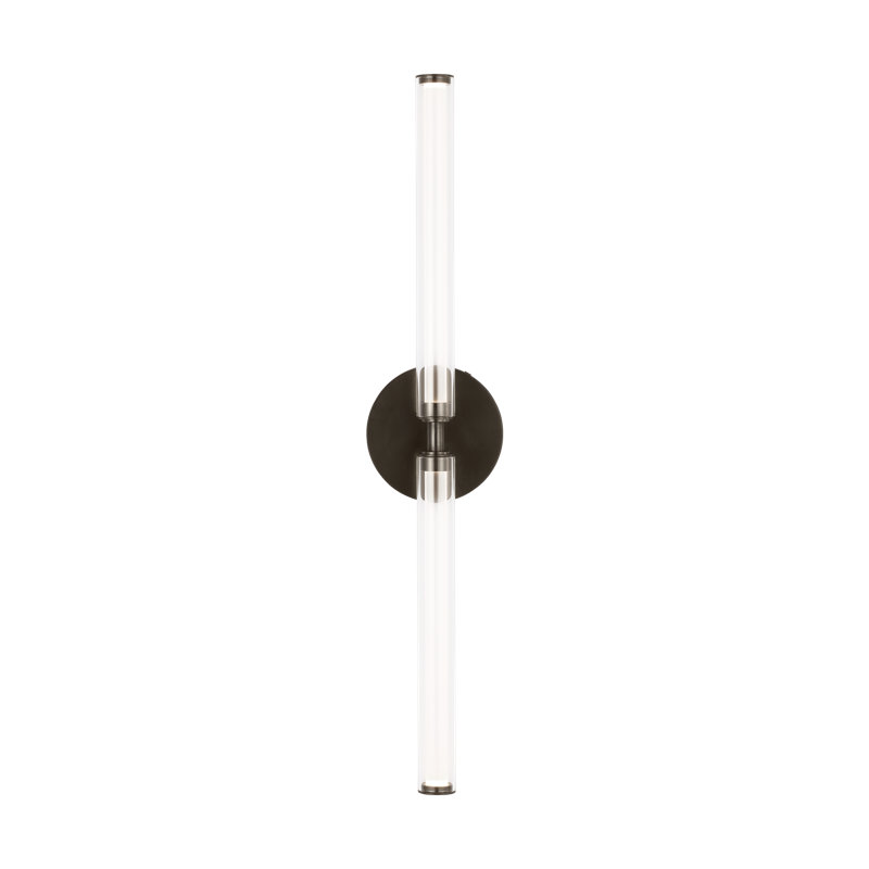 Poza 2 - Light LED Bath Sconce,  Bronze, 5" H x 25.6" W x 2.8" D