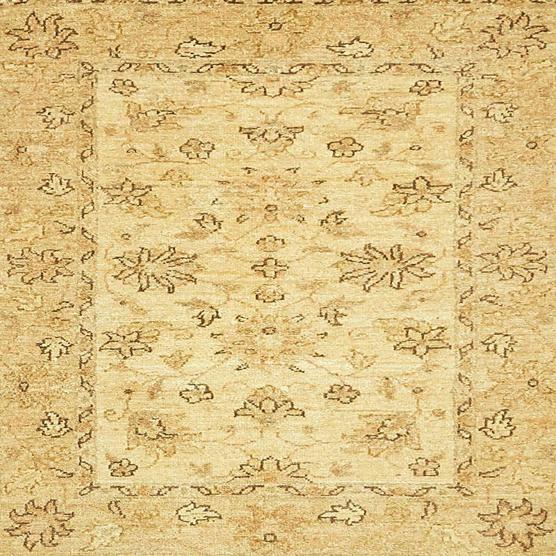 Wool Abstract Indoor Rug, Square 4'