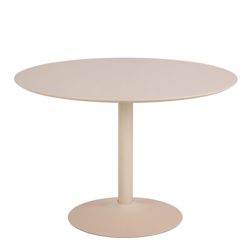 Round Metal Base Dining Table