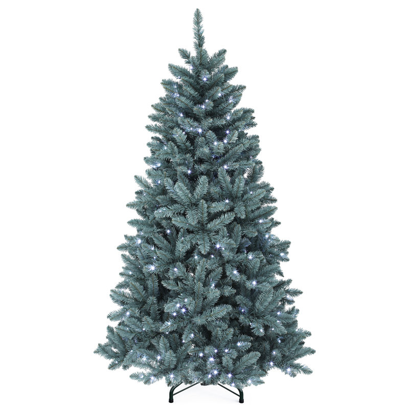 Arbre de Noël artificiel illuminé 6 pi avec éclairage réglable